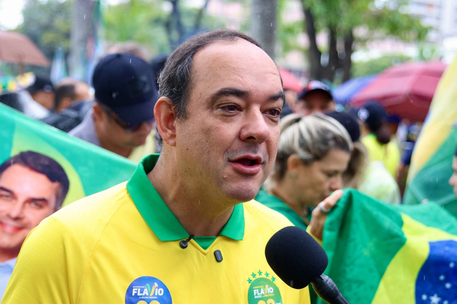 Candidato Flávio Roscoe (PL) está internado desde sábado com quadro de pneumonia Reprodução/Instagram @roscoe.flavio - 07.09.2026