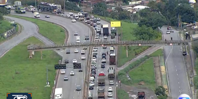 Globocop mostrava o tr&acirc;nsito no Anel Rodovi&aacute;rio de Belo Horizonte (MG) Foto: Reprodu&ccedil;&atilde;o/TV Globo