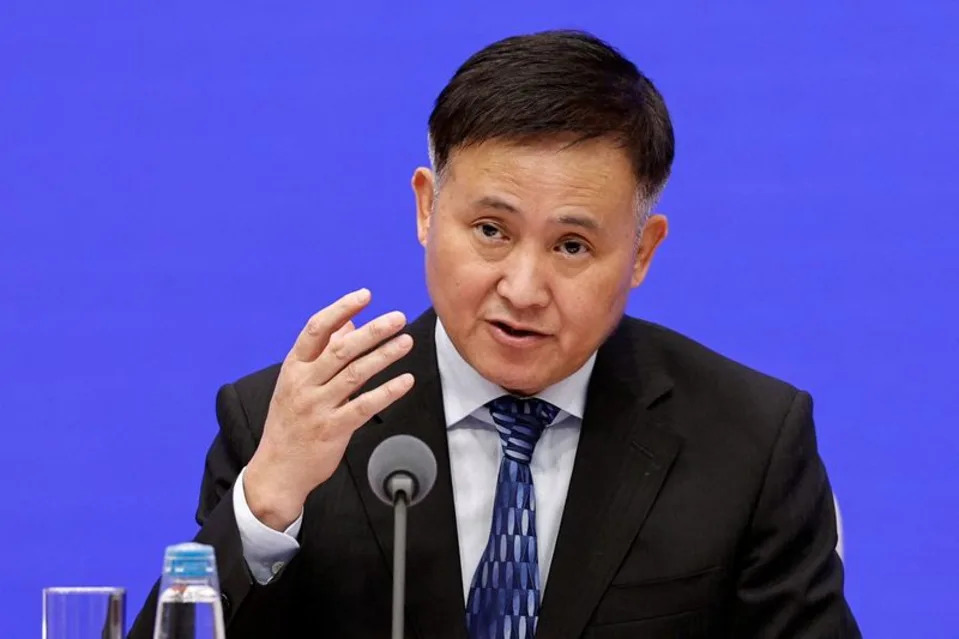 FILE PHOTO: People's Bank of China (PBOC) Governor Pan Gongsheng speaks at a press conference in Beijing, China, September 24, 2024. REUTERS/Tingshu Wang/File Photo · Reuters