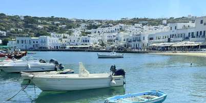 Guia de viagens completo percorrendo o melhor lado de Mykonos. Foto: Gustavo Albano | Guia Viajar Melhor / Viajar Melhor