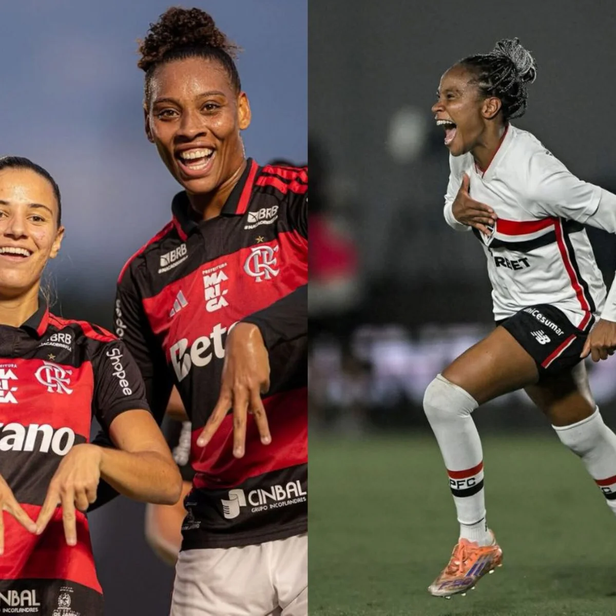 Brasileirão Feminino: São Paulo x Flamengo disputam vaga na final