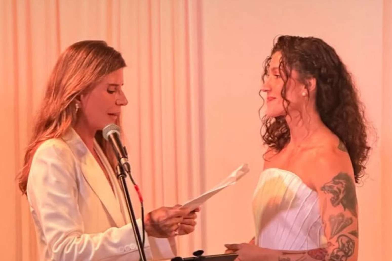 Registros do casamento de Cec&iacute;lia e Joana, no Rio