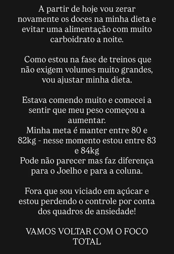 Tico Santta Cruz fala sobre o impacto da ansiedade no peso: “Foco total” - destaque galeria