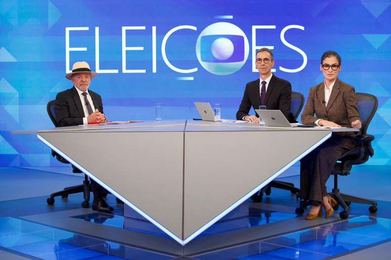 Lula será entrevistado hoje na Globo; sabatina no 1º turno teve polêmica com Renata Vasconcellos