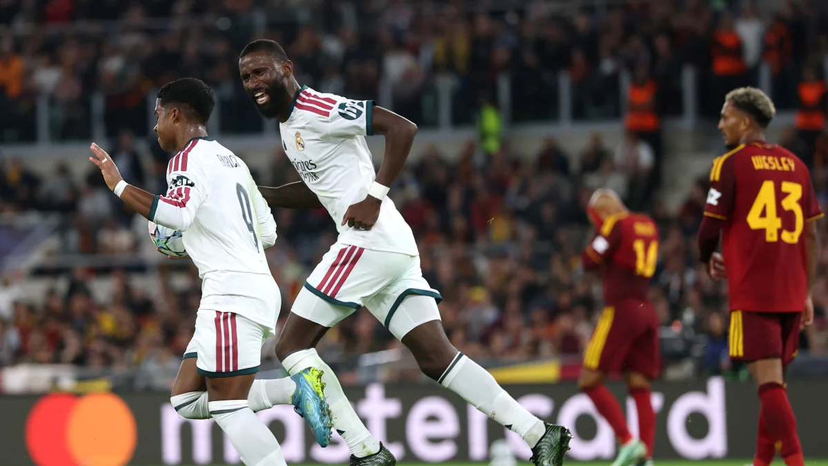 Endrick brilha e Real Madrid vence a Roma de virada na Champions League