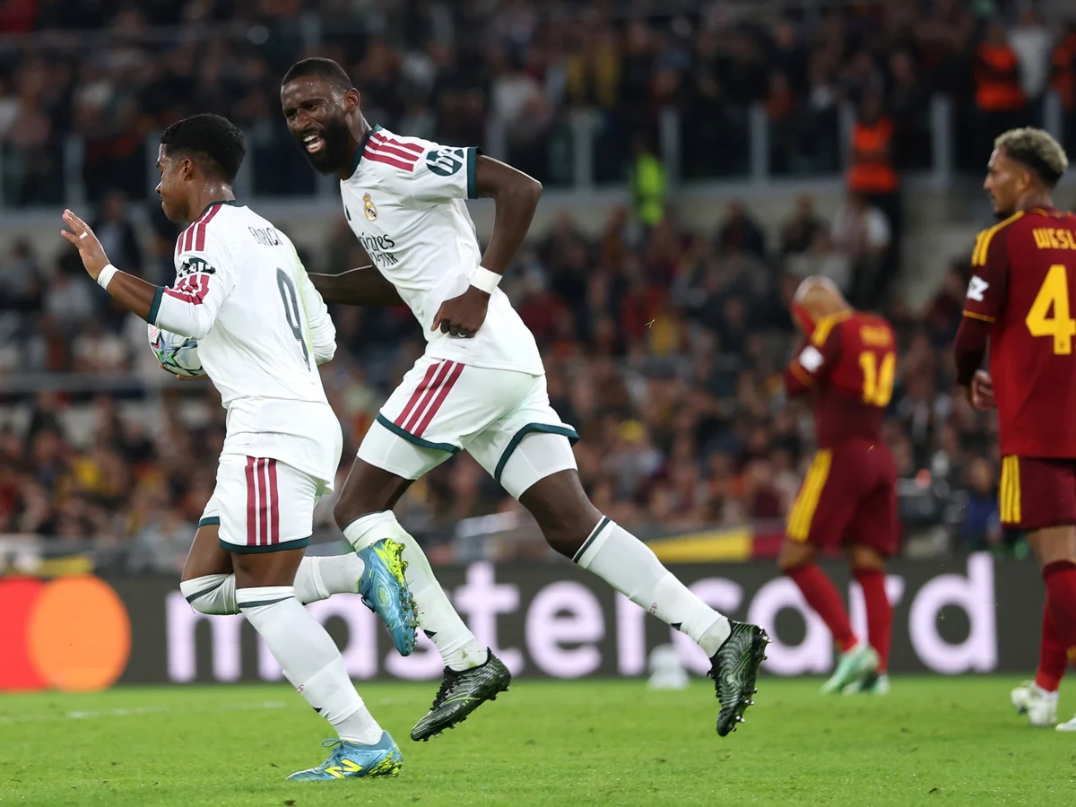 Endrick brilha e Real Madrid vence a Roma de virada na Champions League