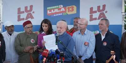 Presidente Luiz In&aacute;cio Lula da Silva em evento em Porto Alegre Foto: @Lulaoficial via Youtube/Reprodu&ccedil;&atilde;o / Estad&atilde;o