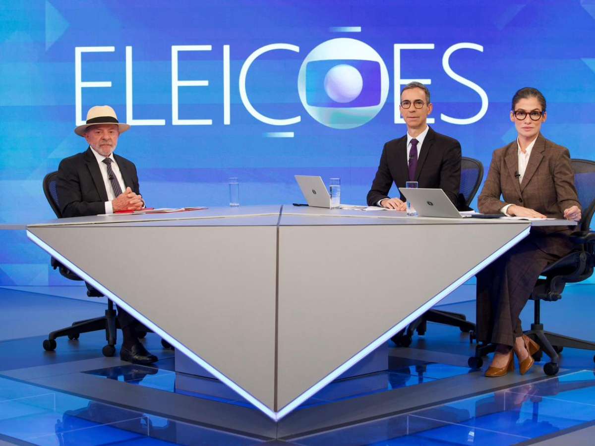 Lula será entrevistado hoje na Globo; sabatina no 1º turno teve polêmica com Renata Vasconcellos