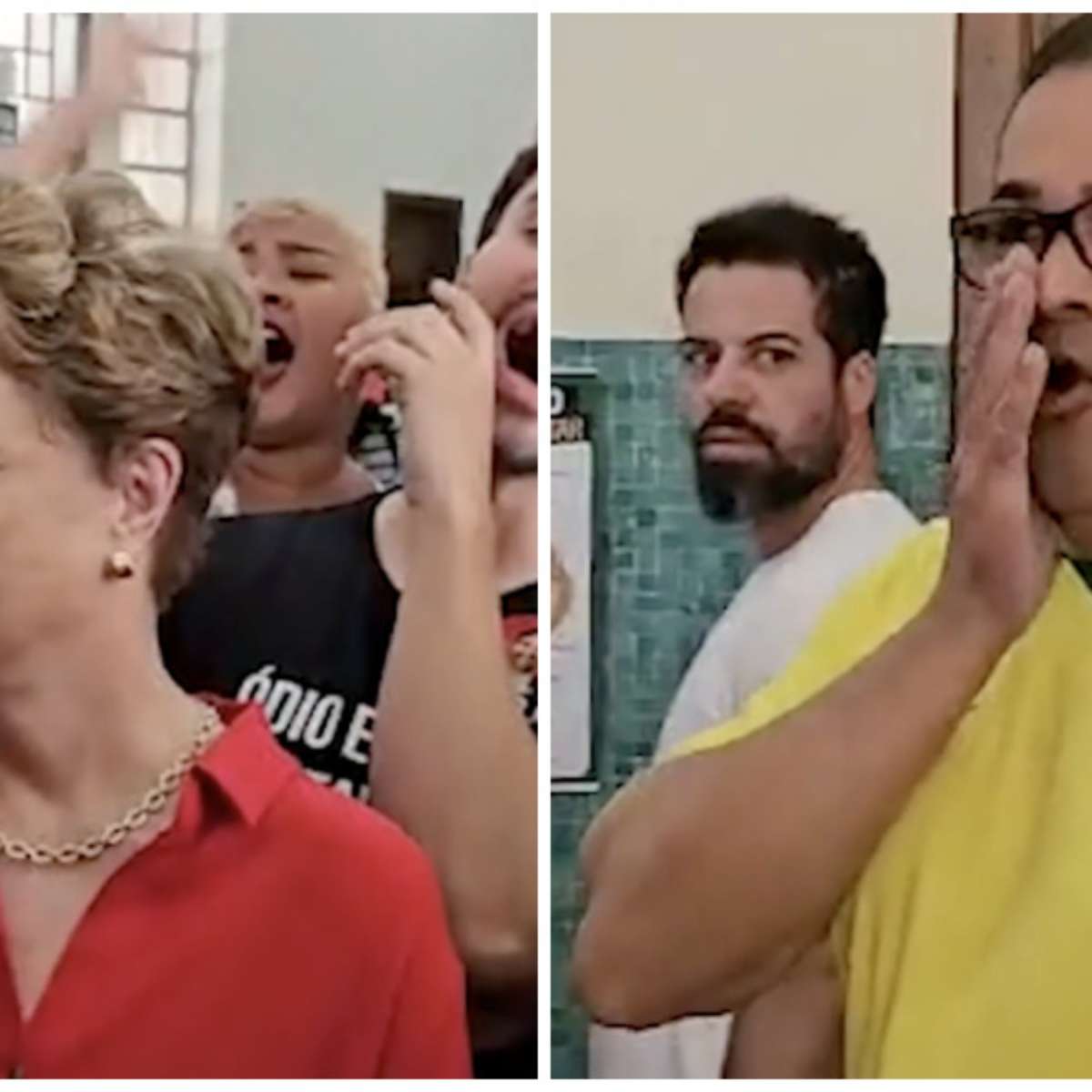 Dilma Rousseff é recebida com gritos de vaia e apoio durante votação, e vídeo viraliza