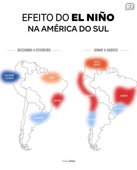 Seis estados têm alerta laranja para tempestades; outros 16 estão sob aviso de baixa umidade