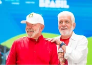 Presidente Lula e o ex-líder do governo no Senado Jaques Wagner