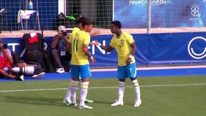 Veja os gols do amistoso da Seleção Brasileira Sub-20 contra o México