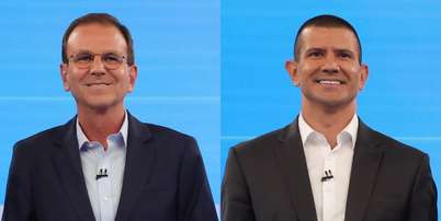 Eduardo Paes e Douglas Ruas disputariam o segundo turno, mas anulação dos votos de Garotinho abre caminho para o candidato do PL ser declarado eleito sem nova votação Foto: Pedro Kirilos/Estadão / Estadão