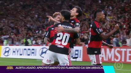 Alerta ligado: Aproveitamento do Flamengo cai sem Arrascaeta