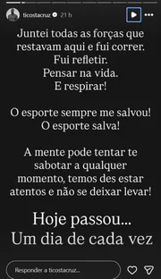 Tico Santta Cruz fala sobre o impacto da ansiedade no peso: “Foco total” - imagem 2
